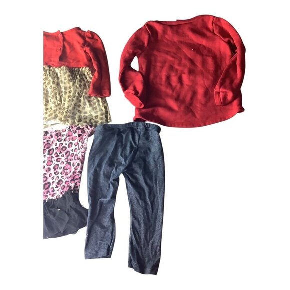 Disney Baby Girls Lot of 4  Shirts & Pants Minnie Mouse Theme 18M-24M Multicolor - Picture 15 of 16